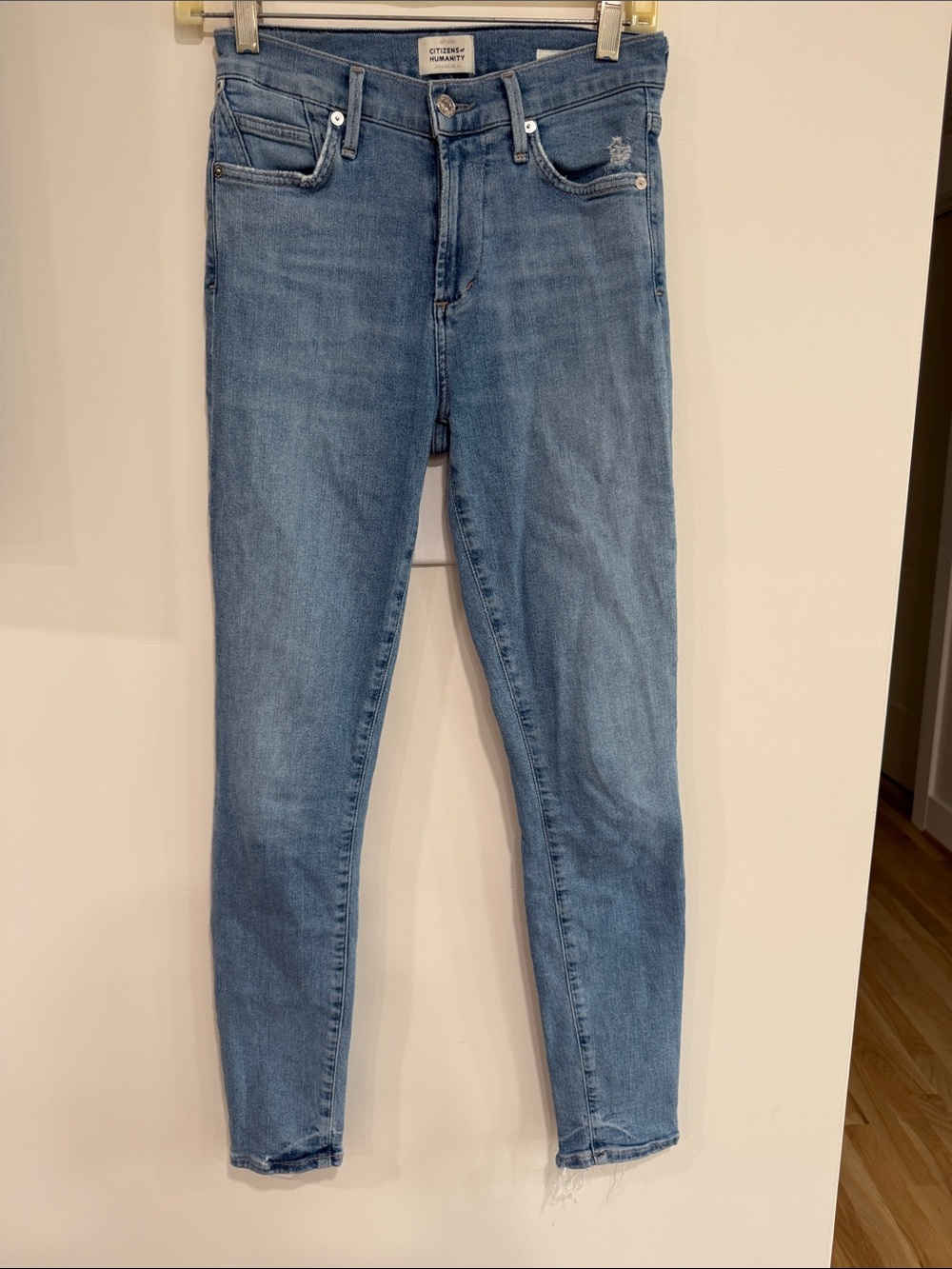 Citizens Of Humanity Light Blue Straight Leg Jeans